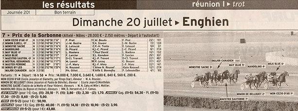 フランスの競馬新聞