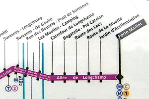 ポルトマイヨーバス路線図