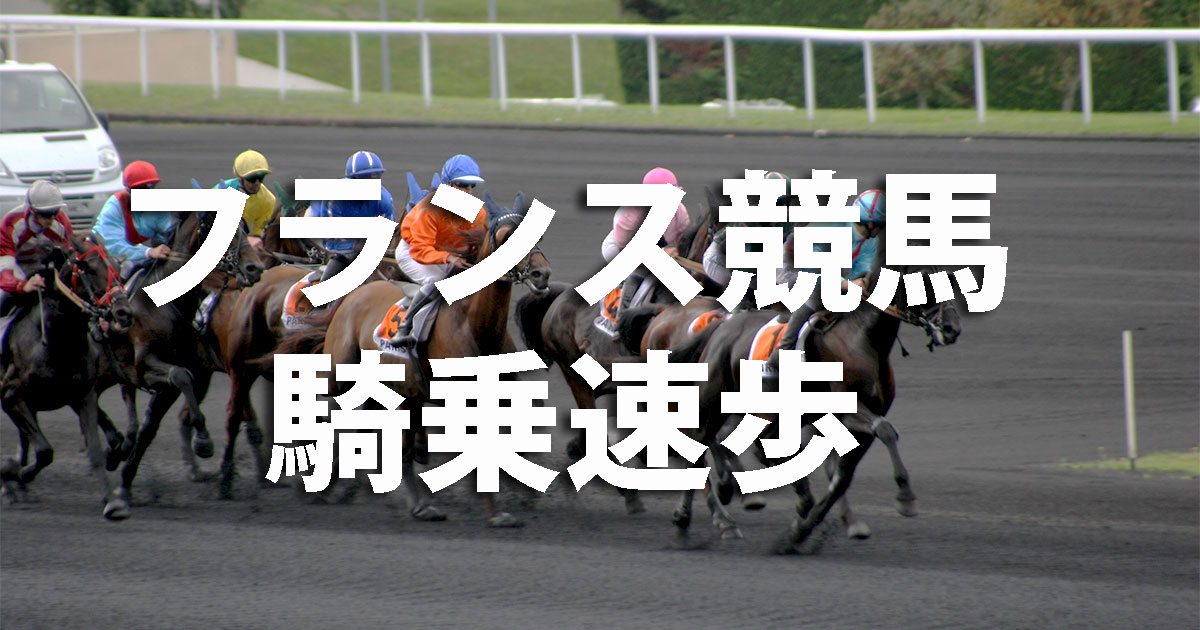 フランス競馬騎乗速歩